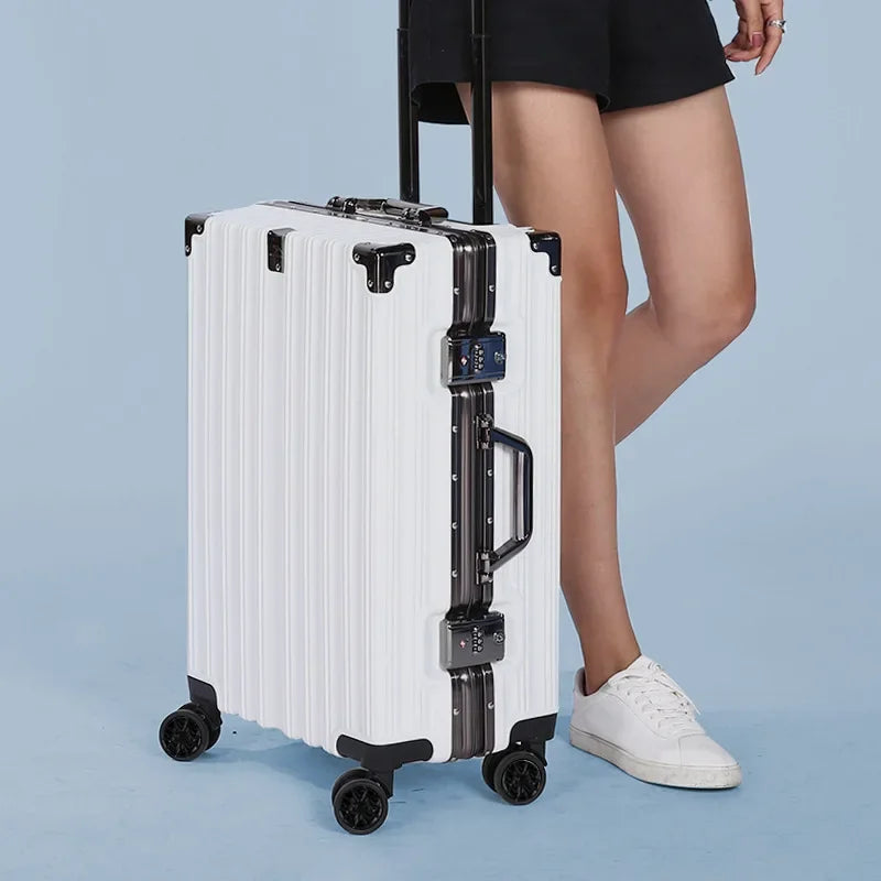 Sturdy Aluminum Frame Hardshell Suitcase