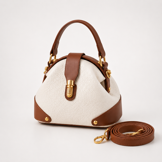 Two-Tone Handbag for Day to Night