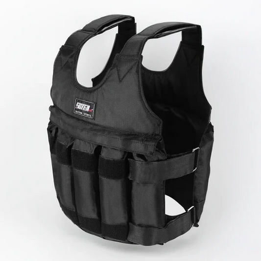 Unisex 110 lb Adjustable Weighted Exercise Vest