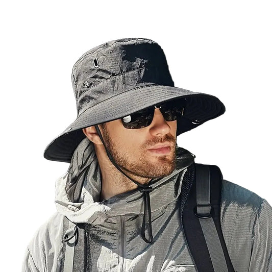 Unisex Breathable Wide-Brim Sun Hat