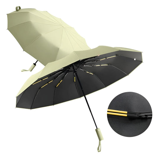 Unisex Compact Umbrella with UV Protection & Weather Resistance