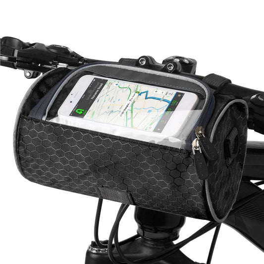 Unisex Cycling Handlebar Bag with Phone Pocket