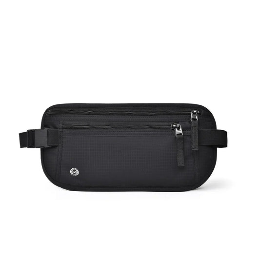 Unisex RFID-Blocking Waist Bag with Hidden Security Compartment