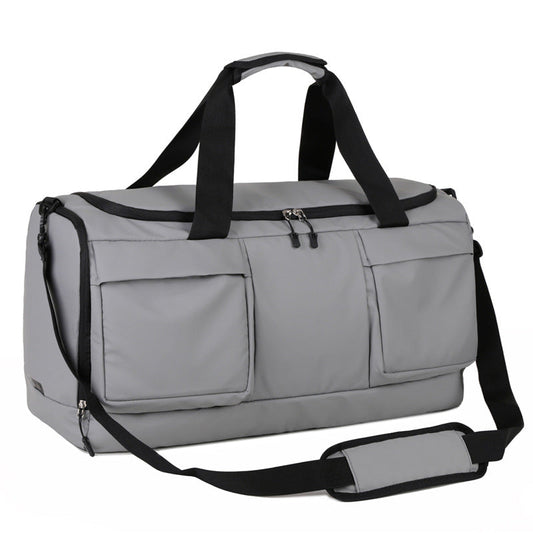 Unisex Travel Duffel Bag with Multi-Pocket Design