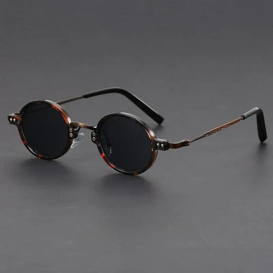 Unisex Vintage Oval Sunglasses