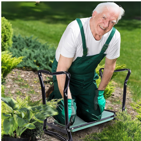 Versatile Garden Seat and Kneeler with Cushioned Padding