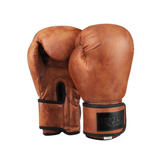Vintage Genuine Leather Boxing Gloves for Training