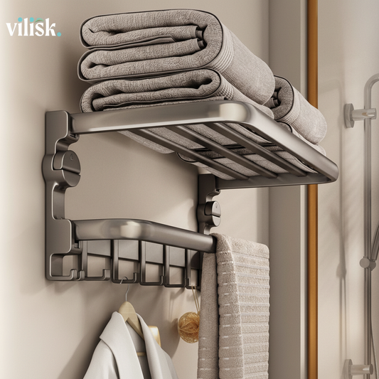 Wall-Mounted Towel Rack