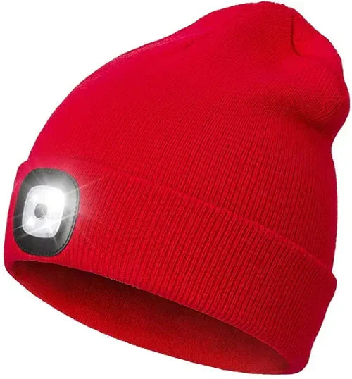 Warm Beanie with LED Light - Robin