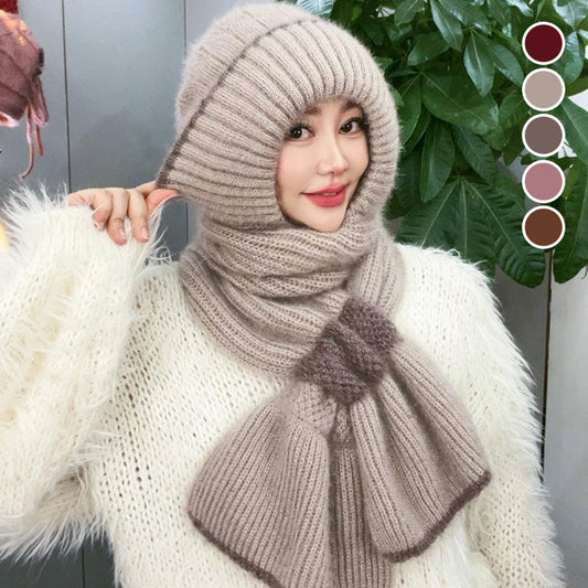 Warm Hooded Scarf
