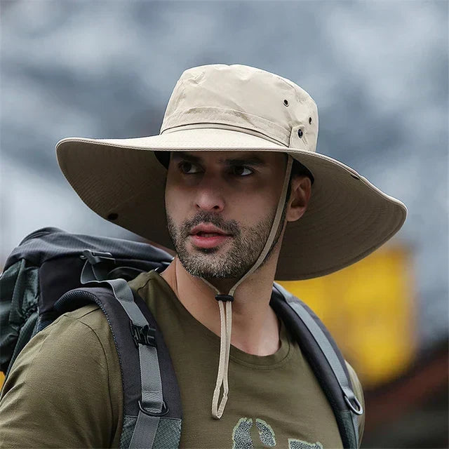 Water-Repellent Outdoor Summer Hat with Chin Strap – Ranger
