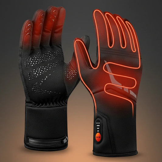 Waterproof Heated Touchscreen Winter Gloves