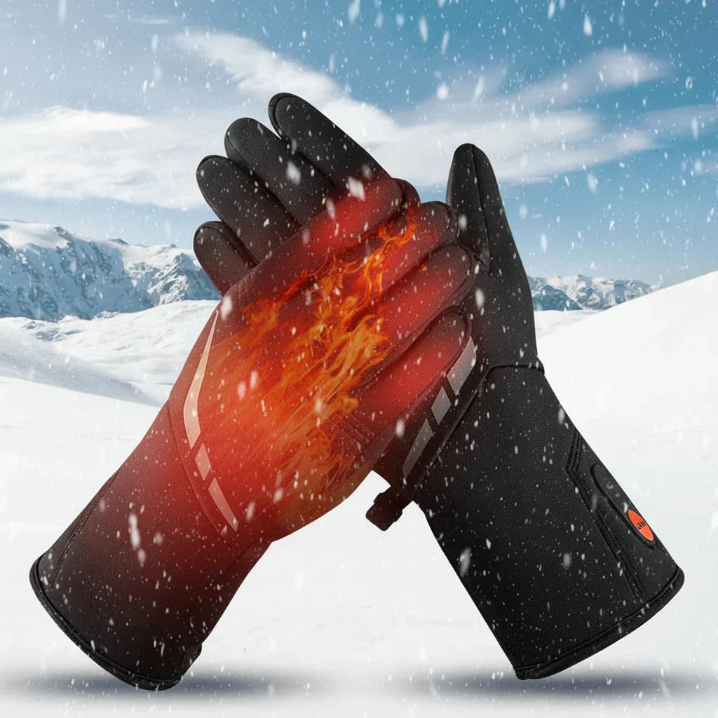 Waterproof Heated Touchscreen Winter Gloves
