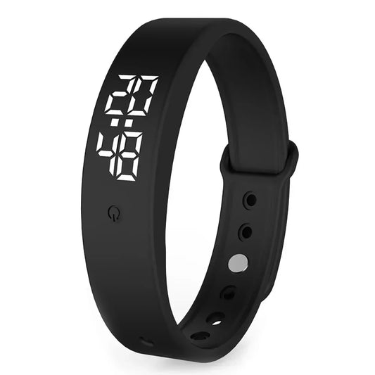 Waterproof Smartwatch Fitness Tracker with Vibration Alarm and Temperature Measurement