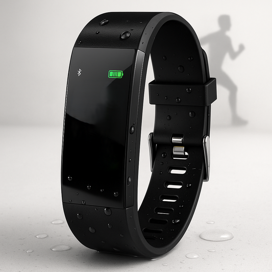 Waterproof Smartwatch with Heart Rate Monitor and Bluetooth for Active Lifestyles and Fitness Tracking