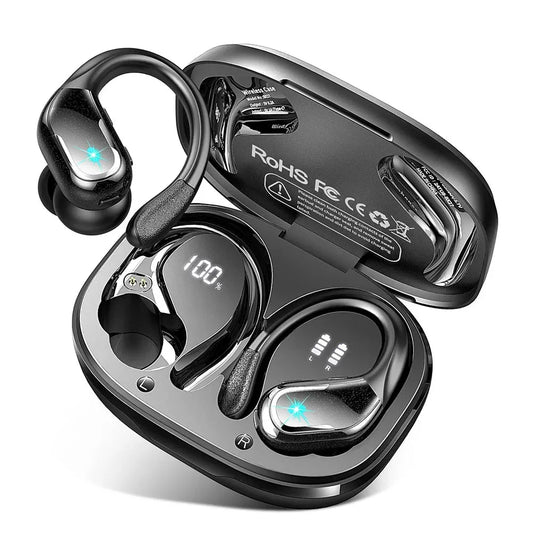Wireless Sports Earbuds with IP7 Waterproof Design and 75 Hours Playtime