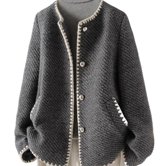 Women's Button-Front Short Cardigan
