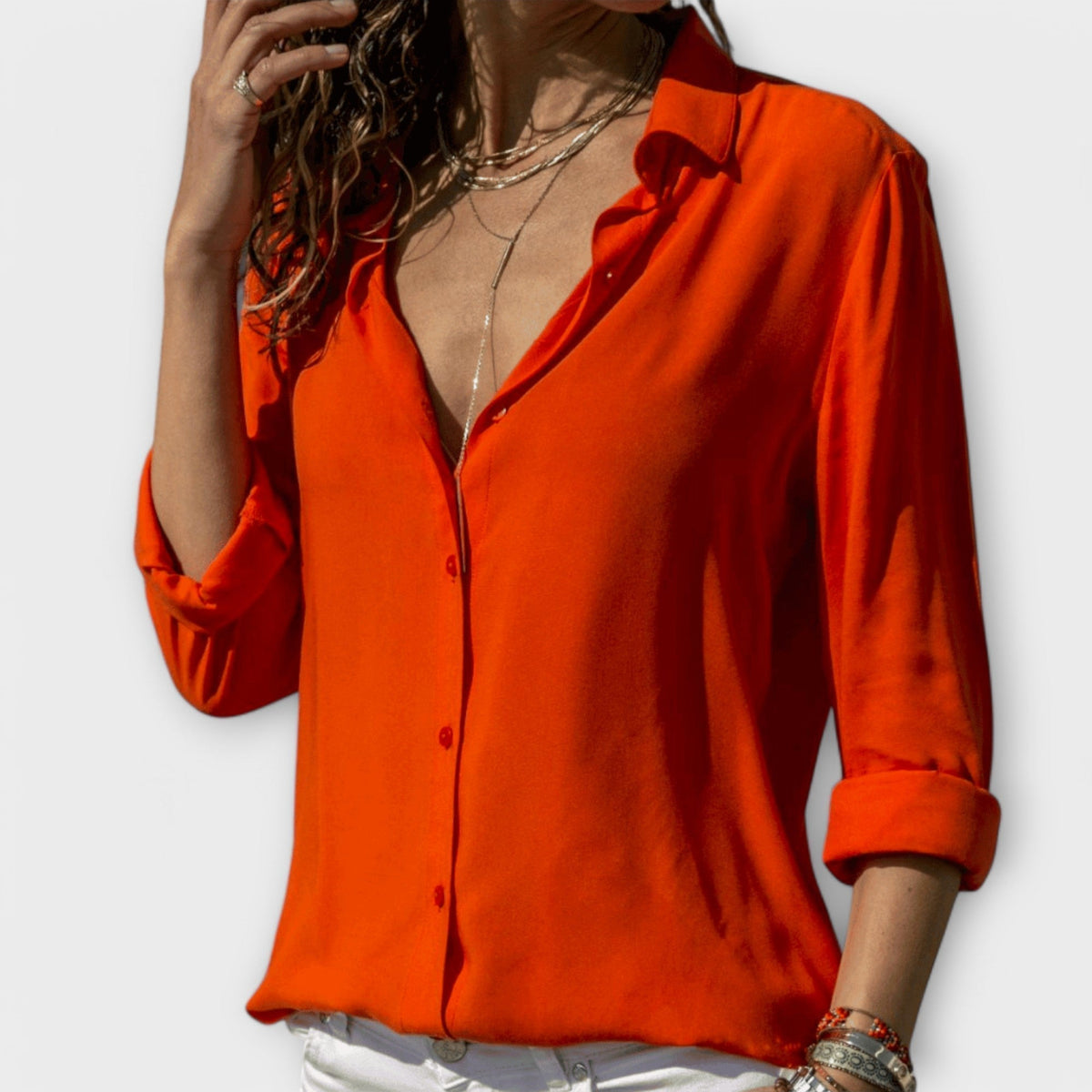 Women's Chic Blouse for Office & Evening Wear