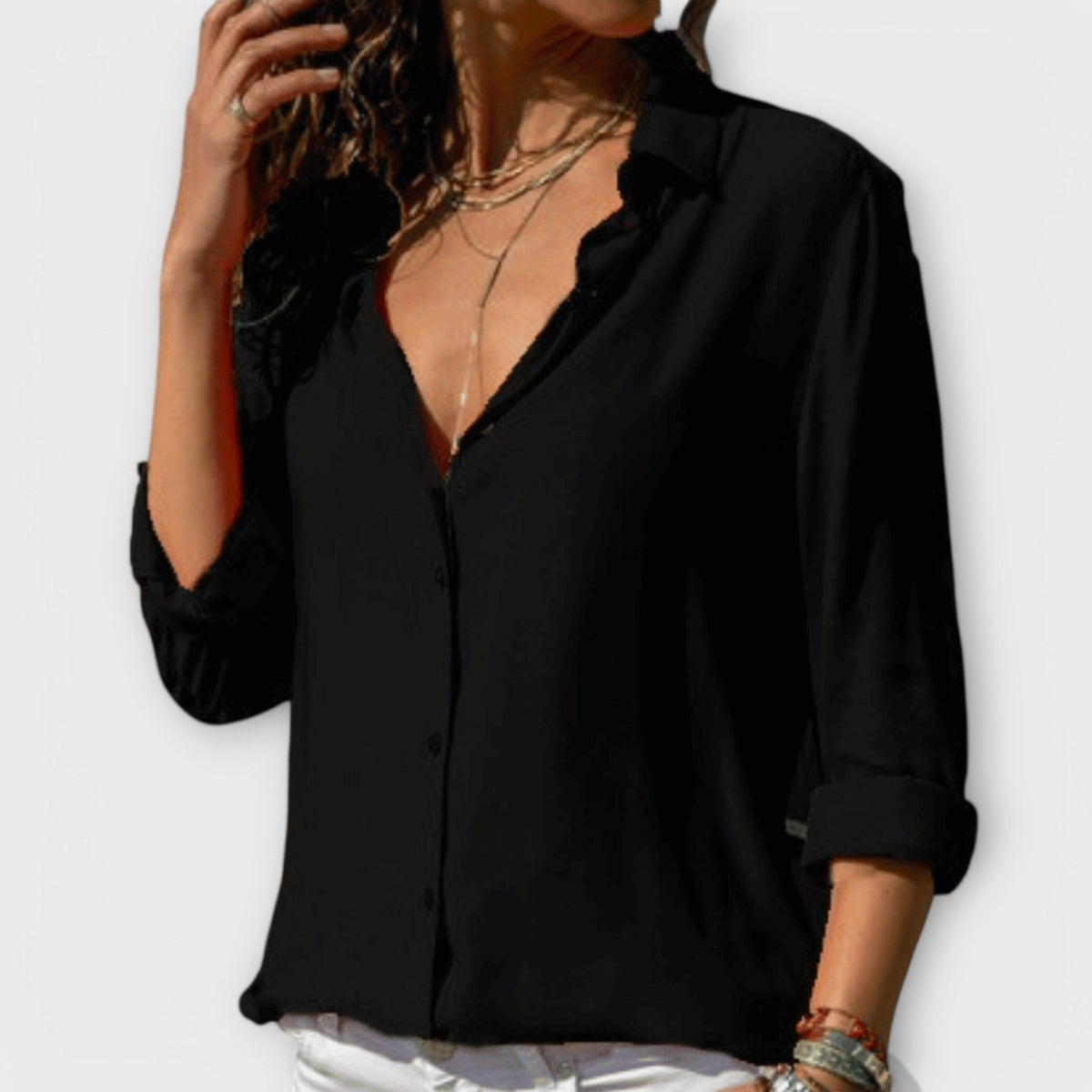 Women's Chic Blouse for Office & Evening Wear