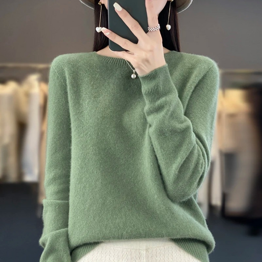 Women's Crew Neck Sweater - Stylish, Soft and Comfortable