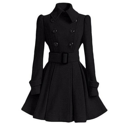 Women's Double-Breasted Trench Coat