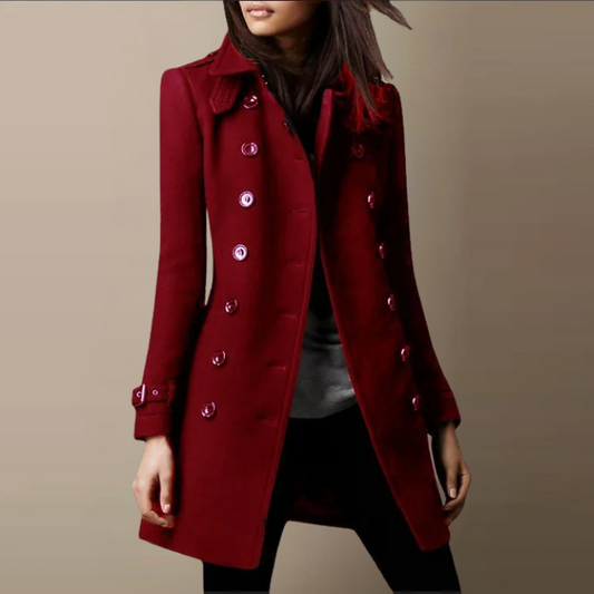 Women's Double-Breasted Trench Coat