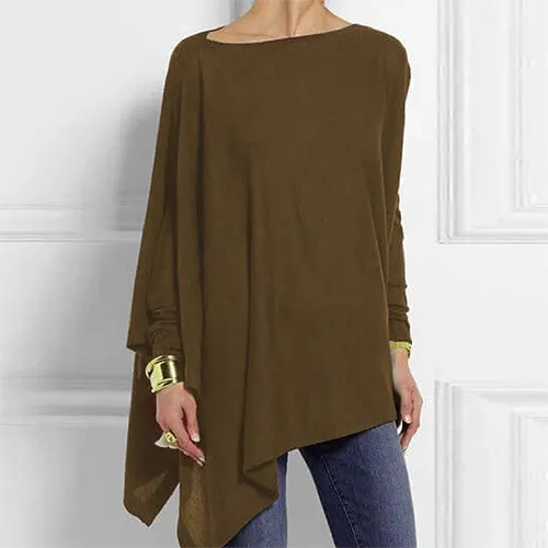 Women's Elegant Long-Sleeve Blouse