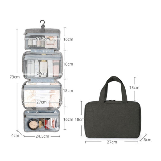 Women's Elegant Toiletry Bag with Hanging Hook