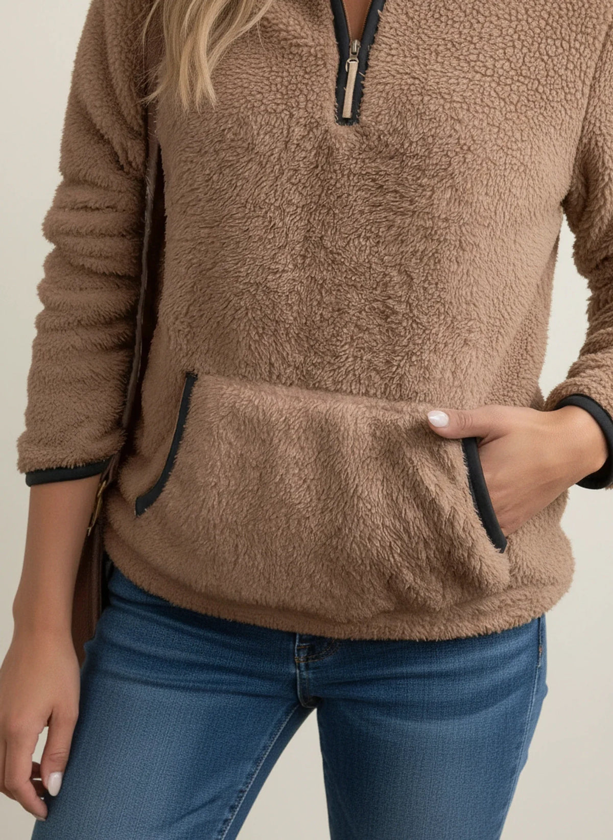 Women's Half-Zip Pullover Sweater