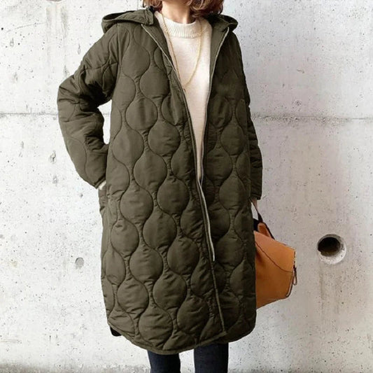 Women's Hooded Quilted Coat