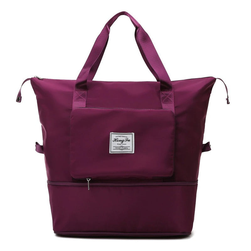 Women's Lightweight Waterproof Expandable Weekender Travel Bag