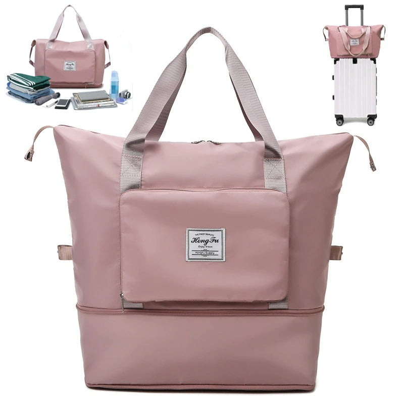 Women's Lightweight Waterproof Expandable Weekender Travel Bag