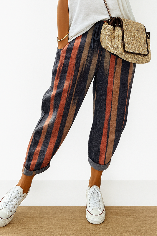 Women's Loose-Fit Printed Pants