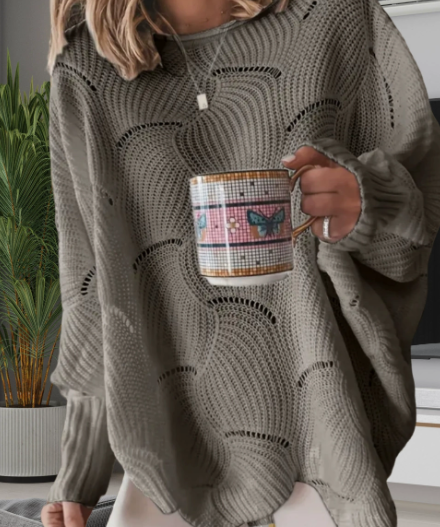 Women's Oversized Crew Neck Sweater