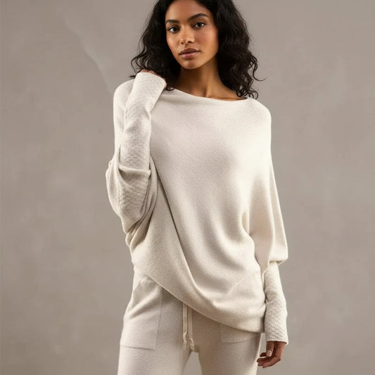 Women's Oversized Wide-Neck Sweater