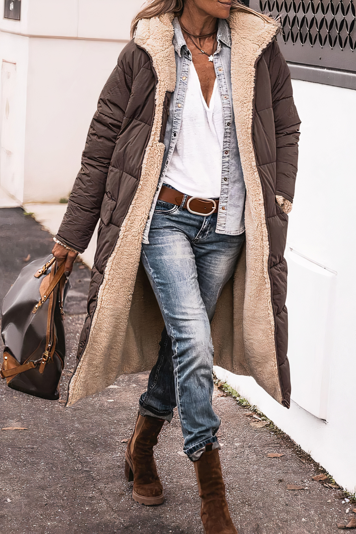Women's Reversible Windproof Parka