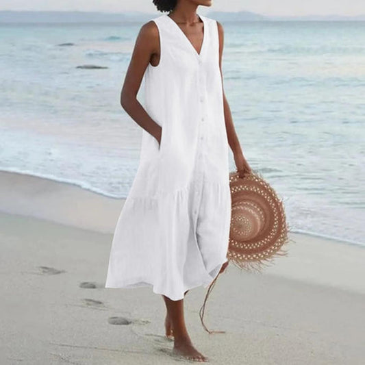 Women’s V-Neck Casual Dress