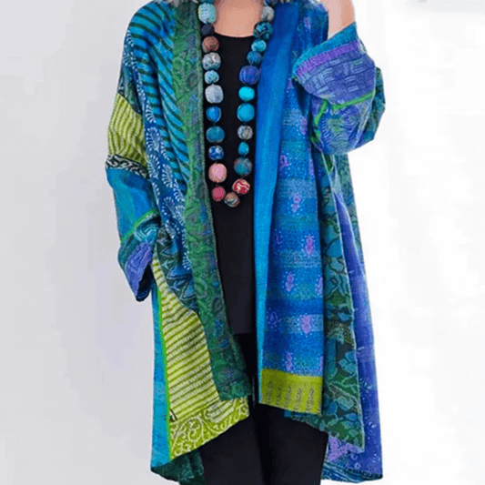 Women's Vibrant Modern-Vintage Cardigan