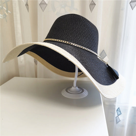 Women's Wide-Brim Summer Hat with UV Protection