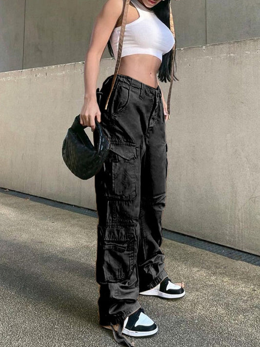 Women's Wide-Leg Cargo Pants