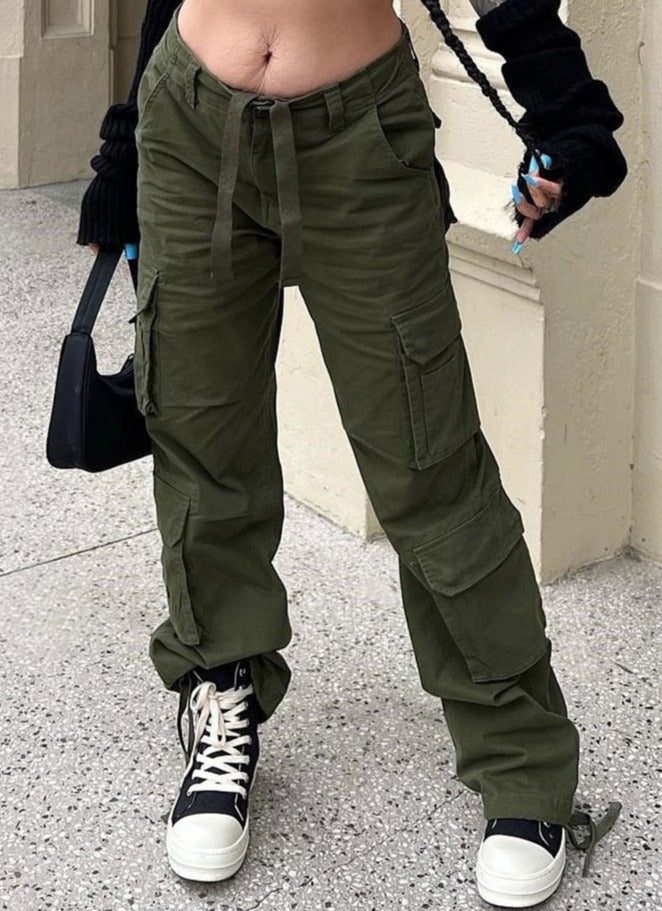 Women's Wide-Leg Cargo Pants