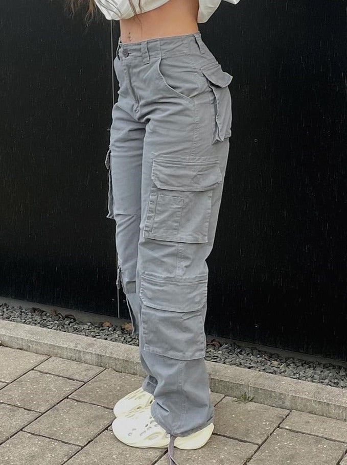 Women's Wide-Leg Cargo Pants