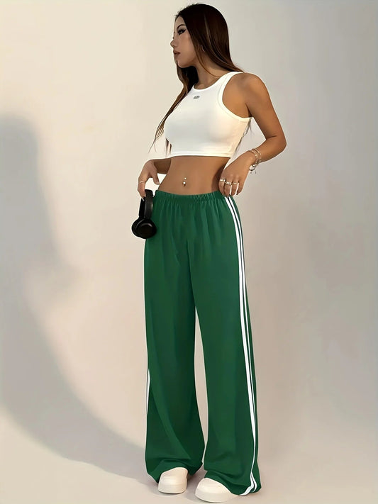 Women's Wide-Leg Track Pants